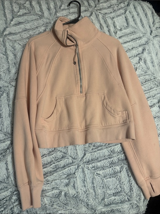 lululemon athletica Tops - lululemon athletica Peach Half-Zip Pullover